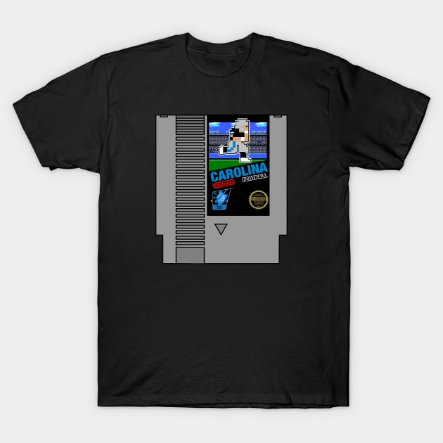 Carolina Football 8 bit cartridge design T-Shirt by MulletHappens